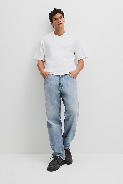 Australian Cotton Short Sleeve Heritage Boxy T-Shirt