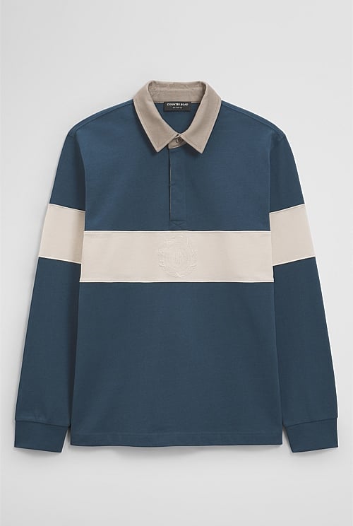 Australian Cotton Panel Rugby Polo Australian Cotton Panel Rugby Polo