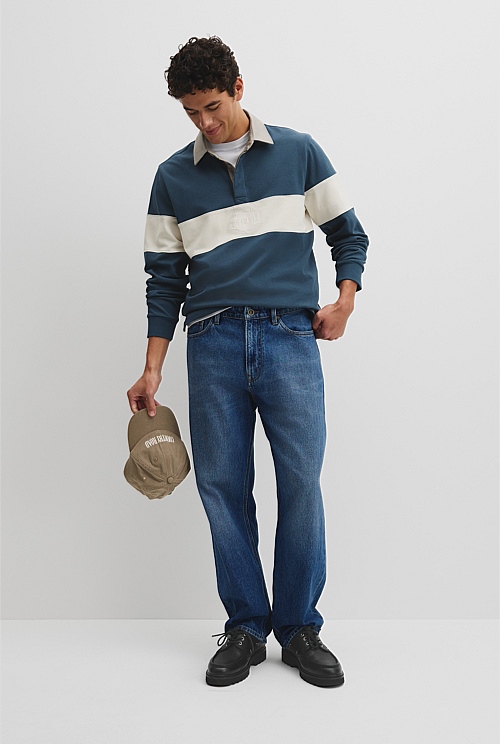 Australian Cotton Panel Rugby Polo Australian Cotton Panel Rugby Polo