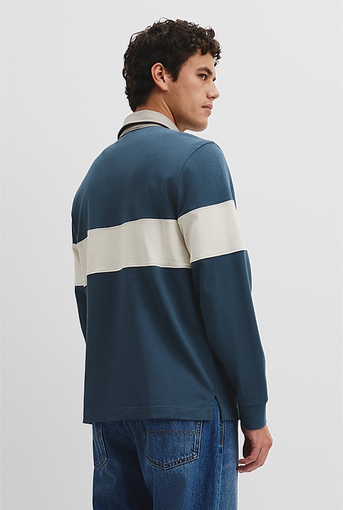 Australian Cotton Panel Rugby Polo Australian Cotton Panel Rugby Polo