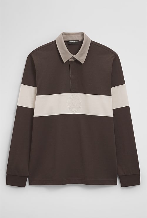 Australian Cotton Panel Rugby Polo Australian Cotton Panel Rugby Polo