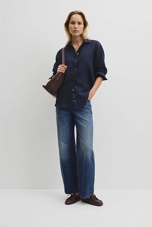 Oversized Linen Shirt Oversized Linen Shirt