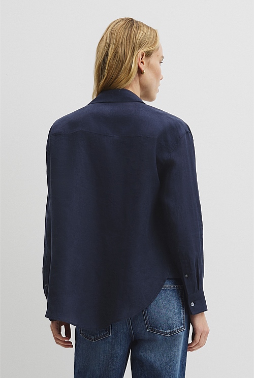 Oversized Linen Shirt Oversized Linen Shirt