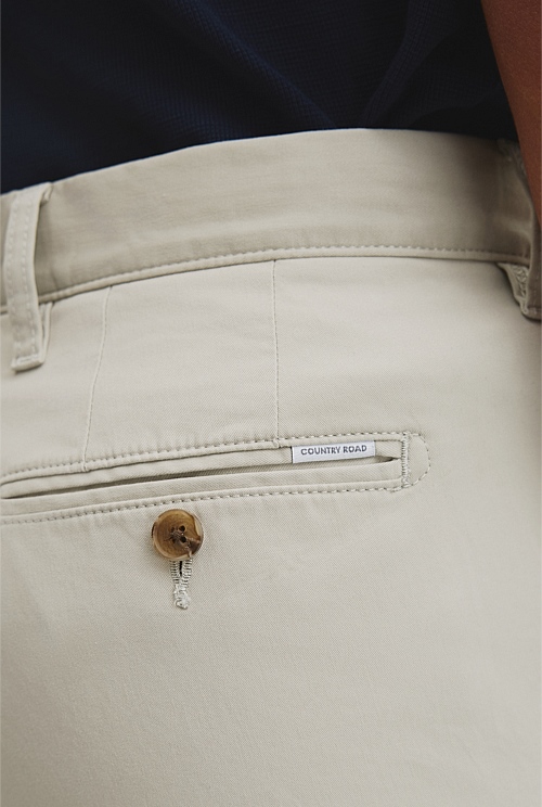 Australian Cotton Tapered Fit Stretch Chino