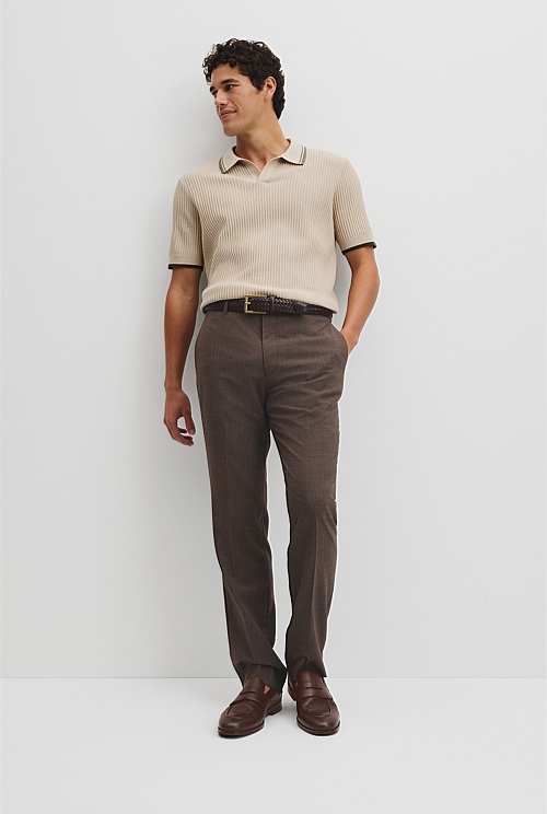 Australian Good Earth Cotton Tapered Trophy Polo Australian Good Earth Cotton Tapered Trophy Polo