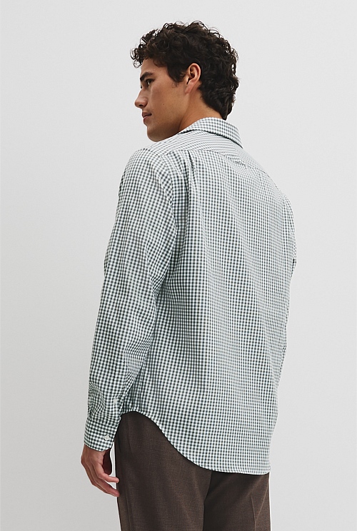 Regular Fit Gingham Travel Shirt Regular Fit Gingham Travel Shirt