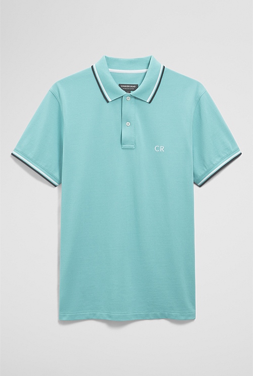Australian Cotton CR Logo Pique Polo