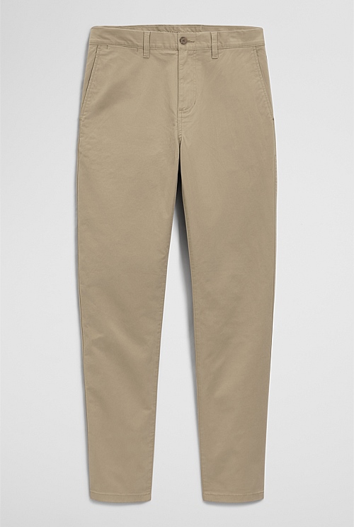 Australian Cotton Tapered Fit Stretch Chino