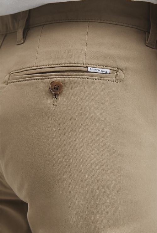Australian Cotton Tapered Fit Stretch Chino