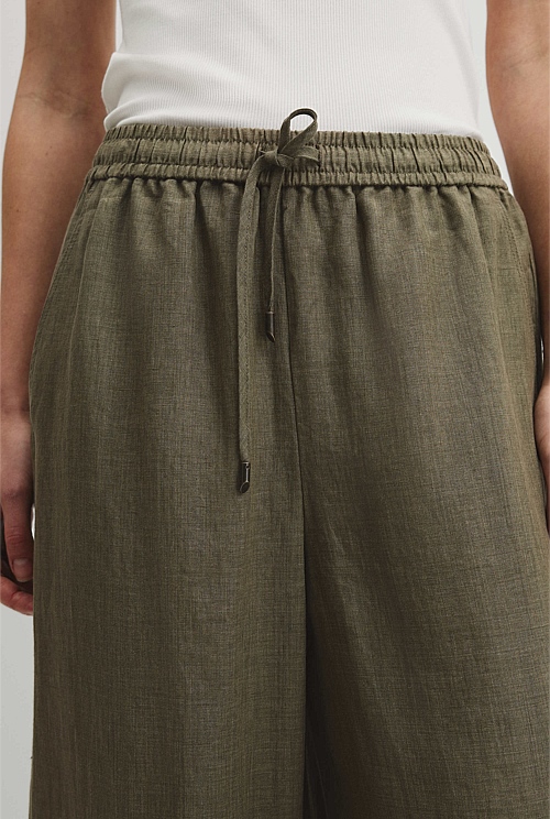 Pull-On Linen Pant Pull-On Linen Pant