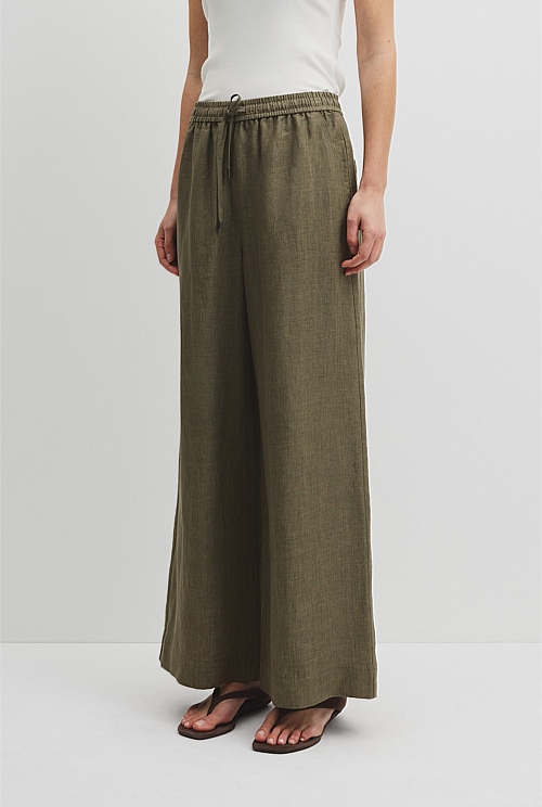 Pull-On Linen Pant Pull-On Linen Pant