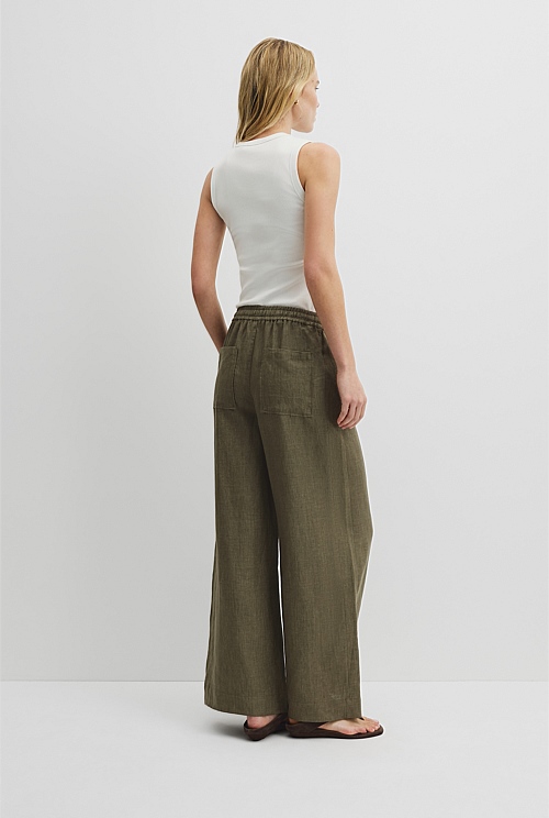 Pull-On Linen Pant Pull-On Linen Pant