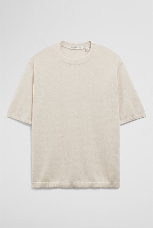 Fine Mesh Knit T-Shirt Fine Mesh Knit T-Shirt
