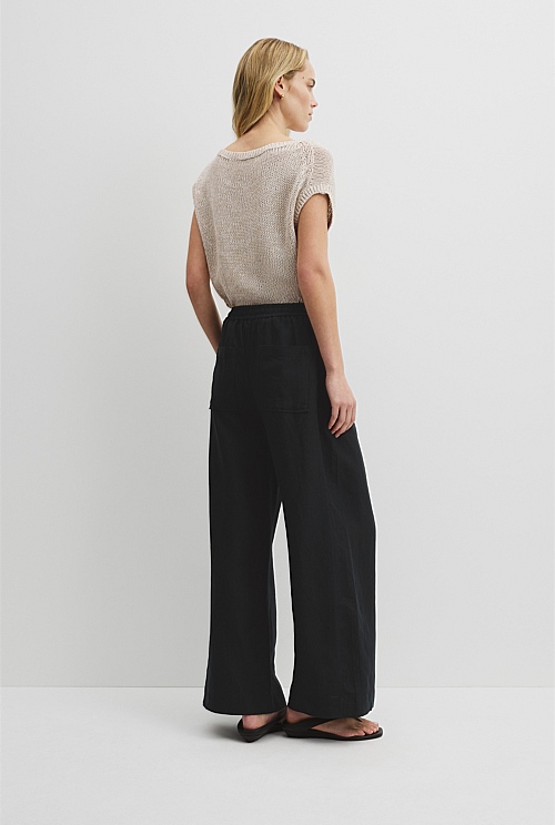 Pull-On Linen Pant Pull-On Linen Pant
