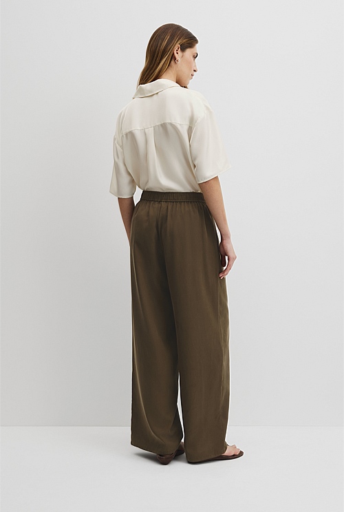 Pull-On Cupro Pant Pull-On Cupro Pant