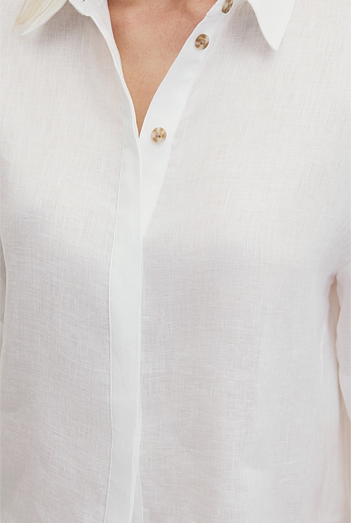Short Sleeve Linen Shirt Short Sleeve Linen Shirt