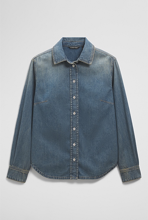 Slim Denim Shirt Slim Denim Shirt