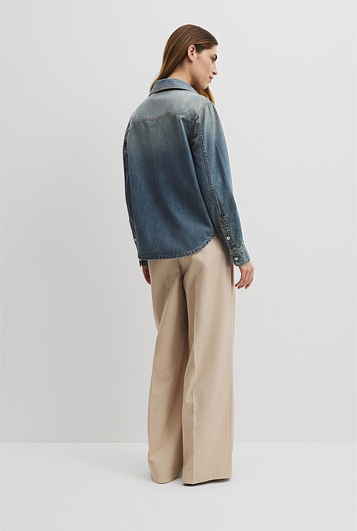 Slim Denim Shirt Slim Denim Shirt
