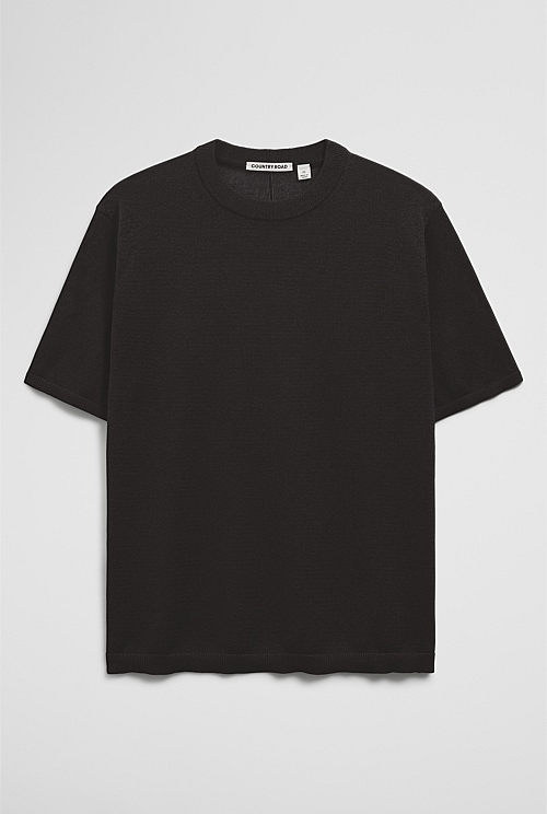 Fine Mesh Knit T-Shirt Fine Mesh Knit T-Shirt