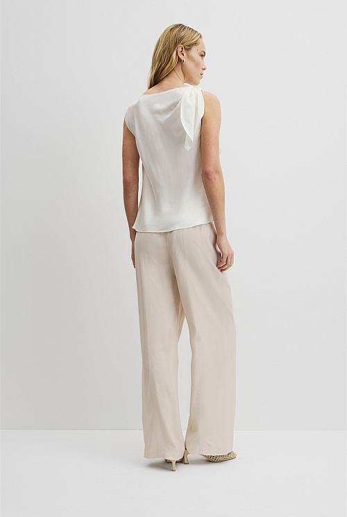 Tie Shoulder Top Tie Shoulder Top