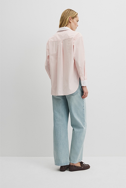 Stripe Poplin Shirt Stripe Poplin Shirt