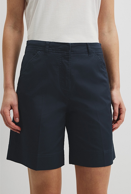 Australian Cotton Essential Twill Short Australian Cotton Essential Twill Short