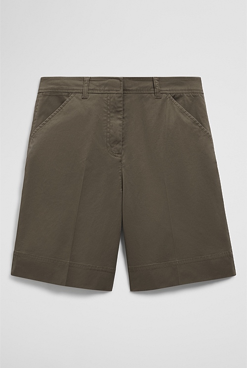 Australian Cotton Essential Twill Short Australian Cotton Essential Twill Short