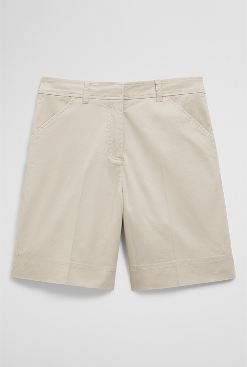 Australian Cotton Essential Twill Short Australian Cotton Essential Twill Short