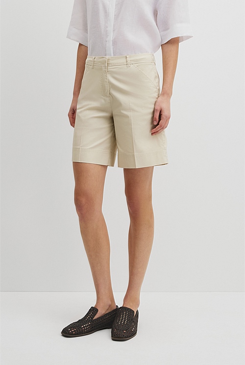 Australian Cotton Essential Twill Short Australian Cotton Essential Twill Short