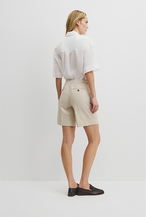 Australian Cotton Essential Twill Short Australian Cotton Essential Twill Short