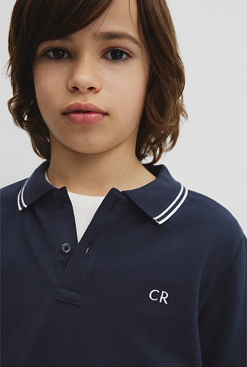 Short Sleeve Logo Polo Short Sleeve Logo Polo