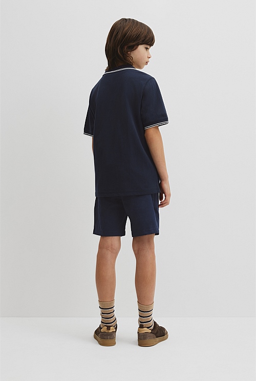 Short Sleeve Logo Polo Short Sleeve Logo Polo