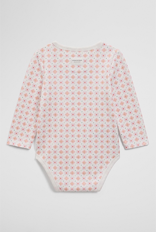Long Sleeve Pointelle Frill Bodysuit