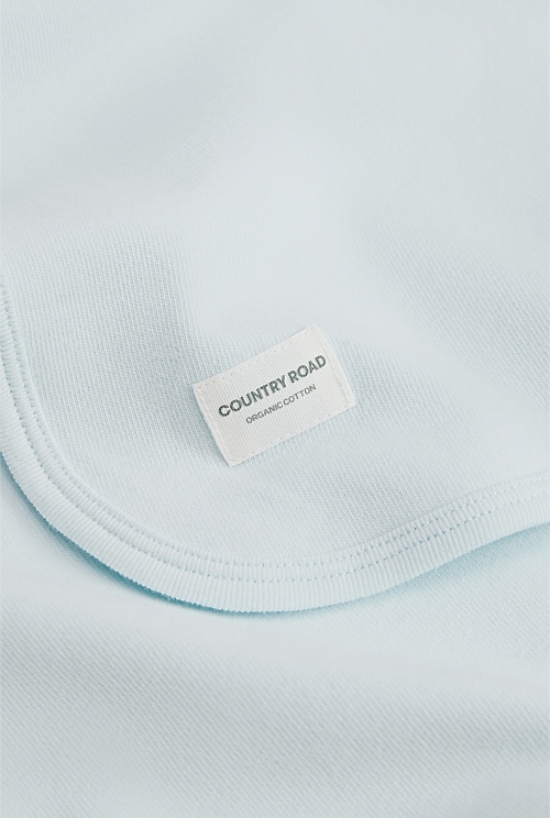 Organically Grown Cotton Rib Swaddle Organically Grown Cotton Rib Swaddle