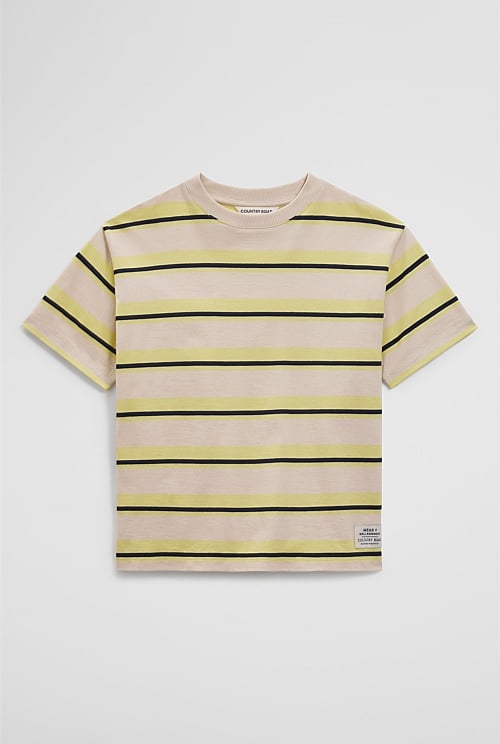 Oversized Stripe Short Sleeve T-Shirt Oversized Stripe Short Sleeve T-Shirt