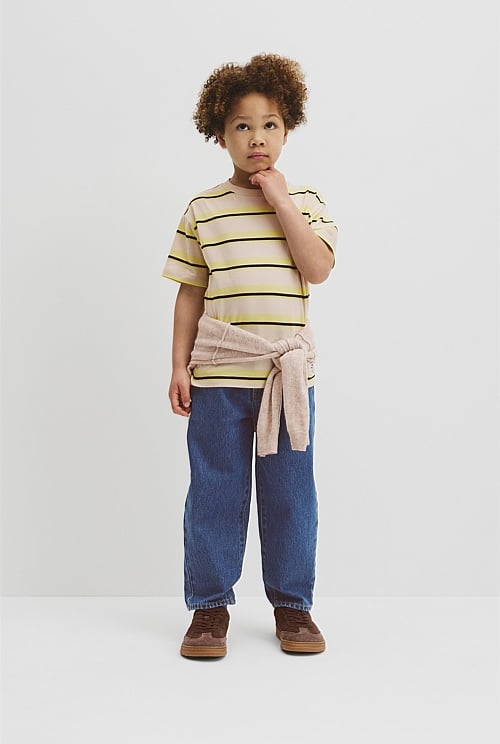 Oversized Stripe Short Sleeve T-Shirt Oversized Stripe Short Sleeve T-Shirt