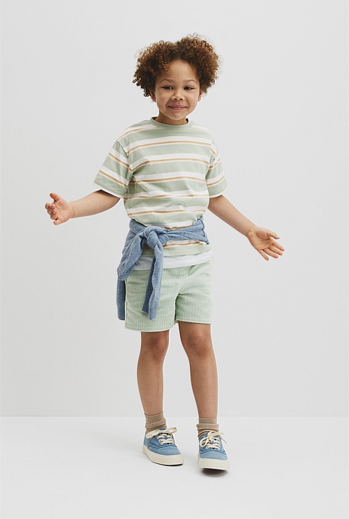 Oversized Stripe Short Sleeve T-Shirt Oversized Stripe Short Sleeve T-Shirt