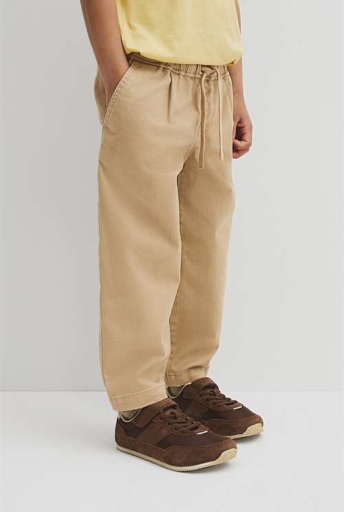 Pull On Twill Pant