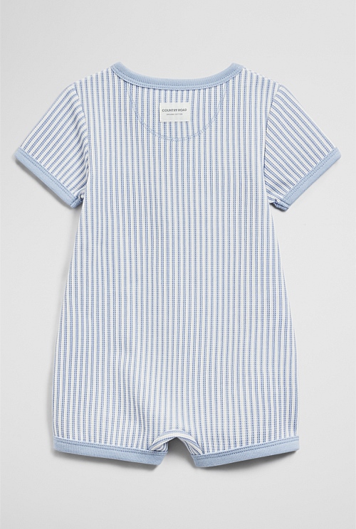 Short Sleeve Waffle Romper Short Sleeve Waffle Romper