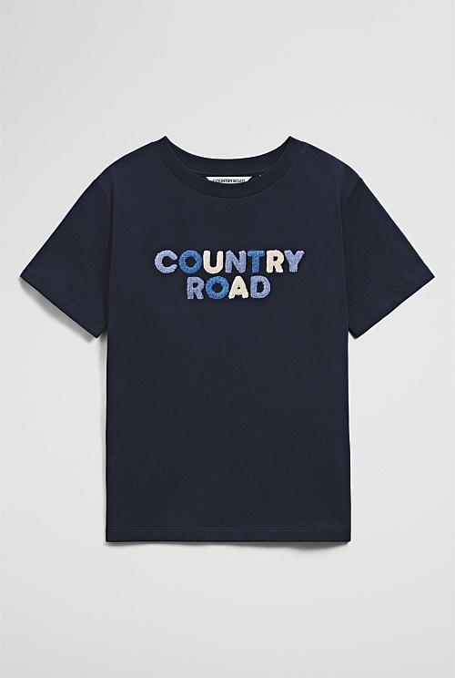 Australian Cotton Short Sleeve Boucle T-Shirt Australian Cotton Short Sleeve Boucle T-Shirt