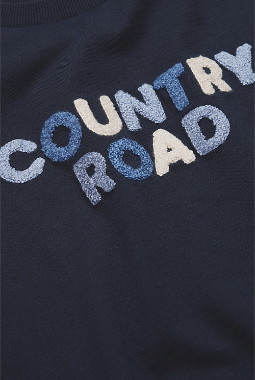 Australian Cotton Short Sleeve Boucle T-Shirt Australian Cotton Short Sleeve Boucle T-Shirt