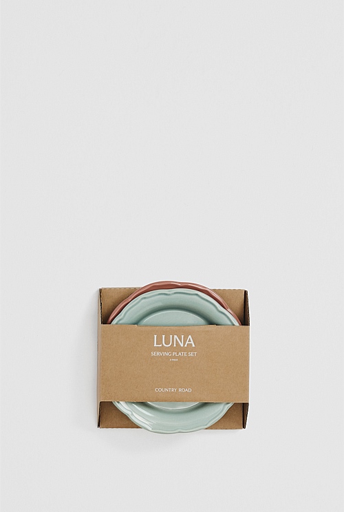 Luna Serving Plate Set Of 3 Luna Serving Plate Set Of 3