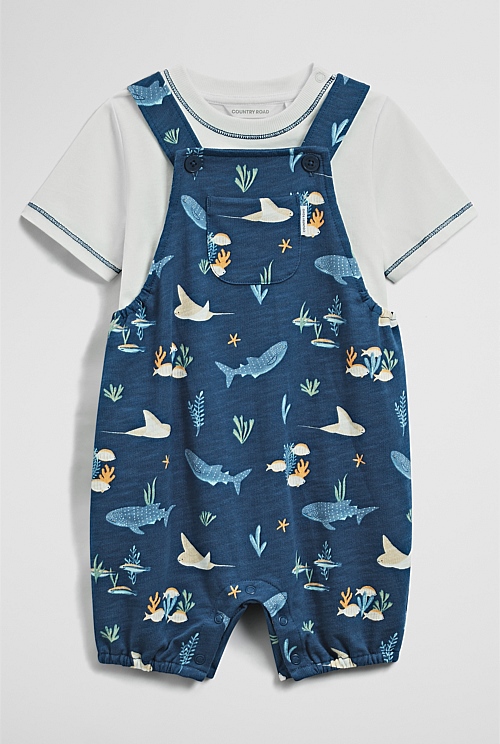 Short Sleeve Overall Set Short Sleeve Overall Set