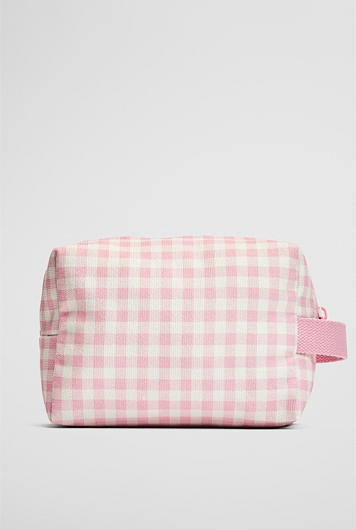 Gingham Wash Bag Gingham Wash Bag