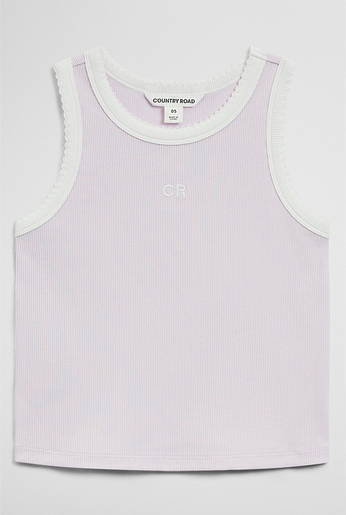 Sleeveless Ribbed Tank