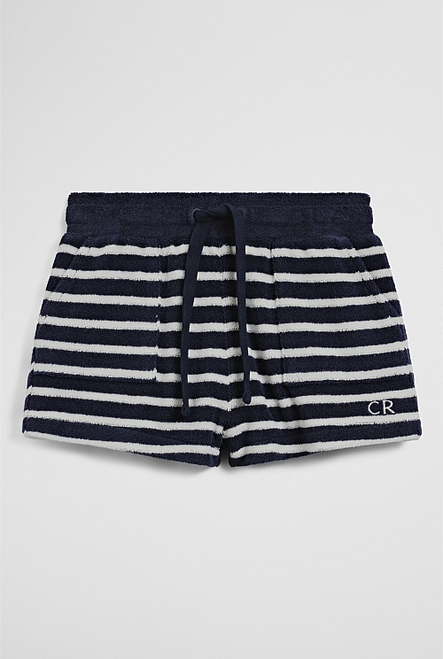 Stripe Terry Short