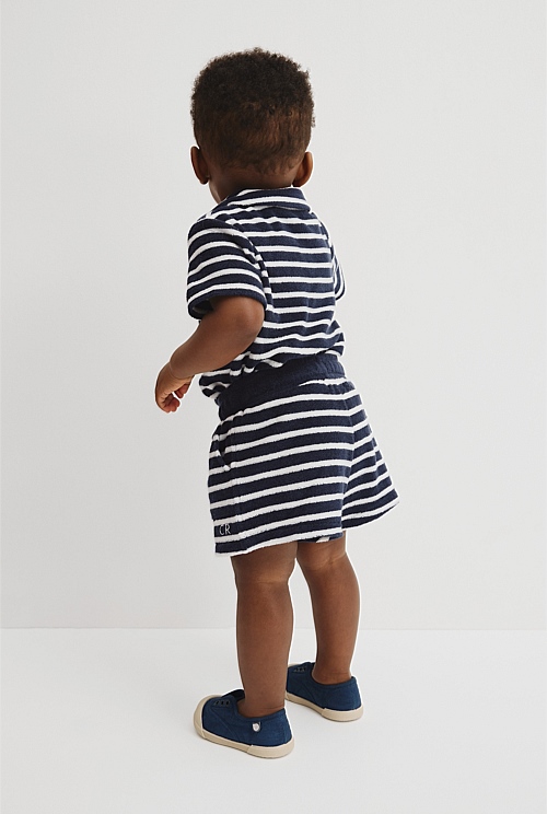 Stripe Terry Short