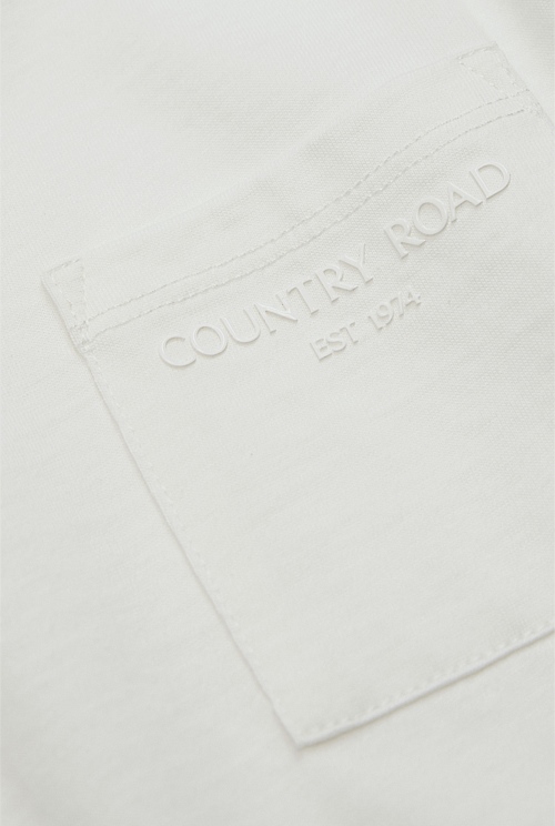 Australian Cotton Relaxed Short Sleeve Pocket T-Shirt