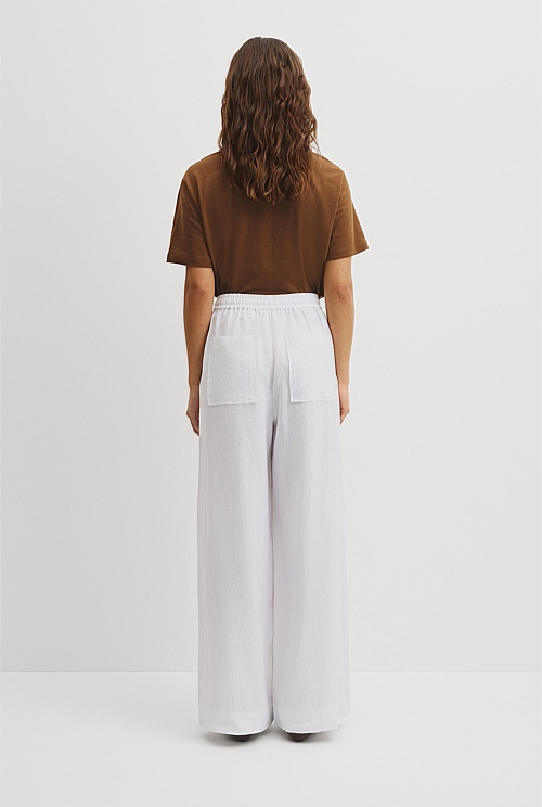 Pull-On Linen Pant Pull-On Linen Pant
