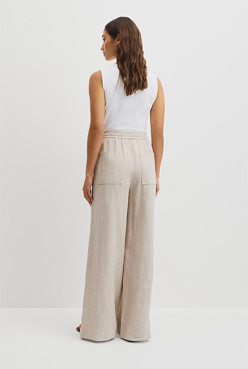 Pull-On Linen Pant Pull-On Linen Pant